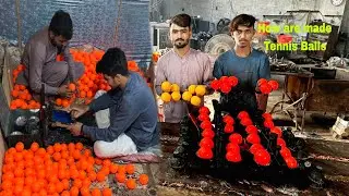 Process of Manufacturing Tennis Balls by Expert