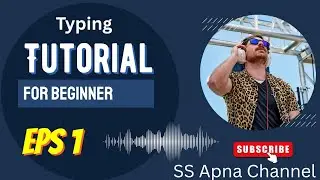 Typing Practice Lesson 1 | PA ASDF LKJ | Improve Typing Speed & Accuracy