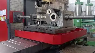 CNC BORING MACHINE MODEL BFT 110 CNC LINE BORING OPERATION