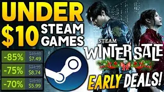 GREAT EARLY STEAM WINTER SALE 2025 DEALS UNDER $10 - AWESOME CHEAP STEAM PC GAME DEALS!