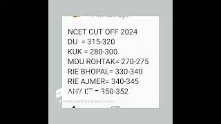 NCET ITEP Expected Cut-Off 2025 | Category-Wise Analysis & Trends #ncet #itep #2025