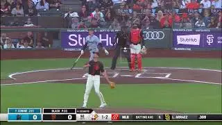 Griffin Conine's 1st Major League home run is a 2-run shot