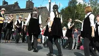 Ryburn Longsword dancing Long Room at Scarborough at the Rushcart pub, Sowerby, September 9th 2019