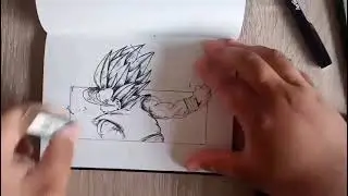 Inktober Day 17 Collide | Dragon Ball Z | illustration & drawing