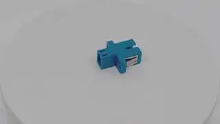 Flange Simplex Fiber LC To SC Adapter Hybrid Multimode ROHS Standard