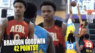 BRANDON GOODWIN DROPS 42 POINTS!! Brandon Goodwin Gets Shifty At The AEBL Full Game Highlights