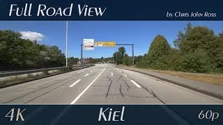 Kiel, Germany: Ellerbek-Wellingdorf - Ostring, B502 - 4K (UHD/2160p/60p) Autofahrt / Car Ride Video