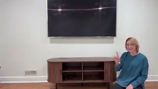 Mid-Century Modern TV Stand - Walnut Charm with Power & Storage