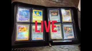 LIVE: Organizing My Pok&eacute;mon Card Binder