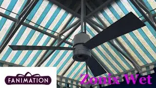 52&rdquo; Fanimation Zonix Wet ceiling fan (4-6)