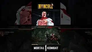 referencias shidas #videogames #mortalkombat1 #mk1 #omniman #invincible #final #fatality #brutality