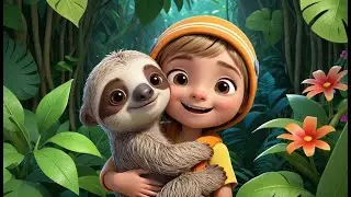 Cody and the Sleepy Sloth &ndash; Yawn & Cuddle Song + More | Gentle Bedtime Rhyme for Kids