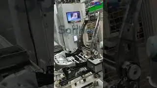 Automatic car seat assembly line #automation #assemblyline #robotarm