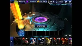 Legacy Of The Beast silver souls sacrifice event: exalted sacrifice (tier VI)