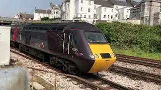 Cross Country HST 43366 + 43321 Arrive at Plymouth on 28/06/2019