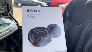 Обзор и распаковка колонок Walmart Sony 6x9!