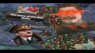 True Mass Mob Soviet Build in Hoi4 MP against Pros