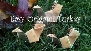 How to Make an Easy Origami Turkey for Thanksgiving (Difficulty 3/10)