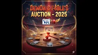 Demonrogues x f4ble: Epic IPL 2026 Auction & Draft LIVE