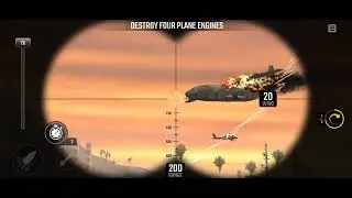 War Sniper Z7 Mission 12 Plane Sailing Destroy Four Plane Engines
