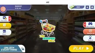Supermarket & Mega Mall Simulator UI Kit – Complete Shop, POS & Inventory System