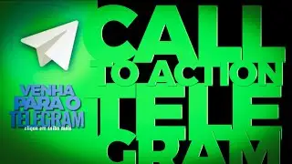 TELEGRAM GREEN SCREEN ANIMATION NO CHROMAKING CALL TO ACTION