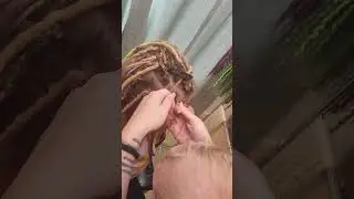 Wool Dreadlock Braid-In Install and End Wraps!!!!