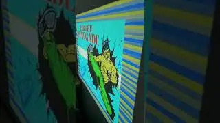 sinclair zx spectrum games played on a projector