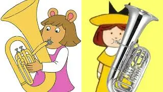 Dw & Madeline playing the tuba remake