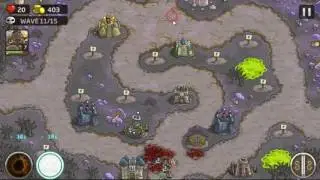 Kingdom Rush - FUNGAL FOREST - Campaign - Veteran (Hard)