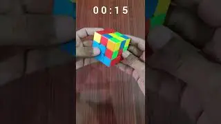 Day 1 of 100 Days of Cube Solving | Cube Mentor | #shorts