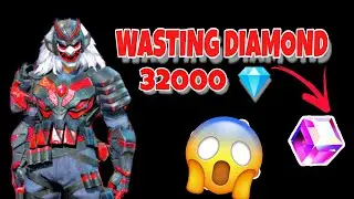 32000 DIAMOND WASTE 😢 | BUYING BADGES FOR GLOBALTOP | RIP DIAMONDS | JIGS FREE FIRE | BOSS OFFICIAL