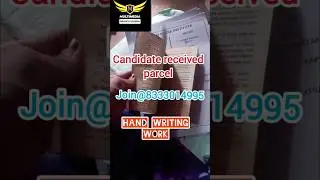 Multi media institute hand writing work|100%real work|work from home|join@8333014995