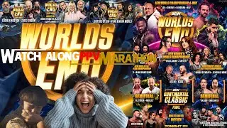 AEW World&rsquo;s End PPV MARATHON (Watch Along & Reactions) 😂 | 14 MATCHES?! Send Caffeine & Help! ☕🍹