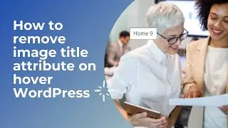 How to remove image title attribute on hover WordPress
