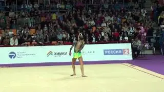 Melita Stanuta, (hoop), GP 2014, Moscow,Мелита Станюта, (обруч), Гран При 2014, Москва