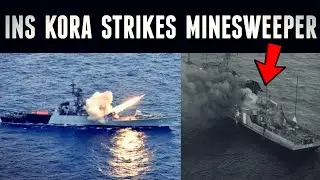 INS Kora Sinks Minesweeper