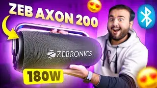 *180W Bluetooth Speaker* 🤯 - Zebronics ZEB AXON 200