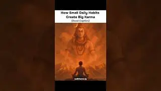 How do daily small habits create Big Karma?