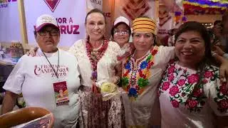 Rocío Nahle acompaña al pueblo de Tlacotalpan en el día de La Candelaria