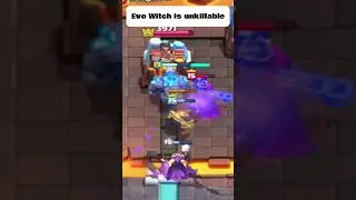 Evo Witch is UNKILLABLE #clashroyale #brainrot #clashroyalememes
