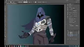 Drawing Omen from Valorant - Timelapse ;)