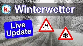 Winterwetter mit Schnee und Eis - Live-Update