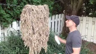 Camo Paint your Ghillie Suit to Change the Pattern