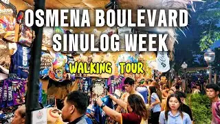 OSMENA BOULEVARD AND FUENTE CIRCLE ON SINULOG WEEK. CEBU CITY