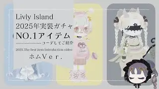 《リヴリー》2025年実装ガチャのホムアイテム・各ジャンルのNo.1をコーデしながらご紹介✨