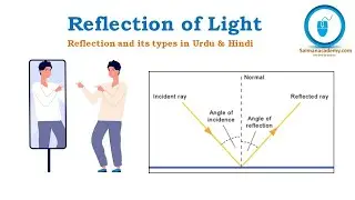 Reflection | regular and irregular reflection | Reflection of light explained in Urdu and Hindi