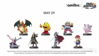 Super Smash Bros. for Wii U Wave 5 and 6 Amiibo Figures from Nintendo Direct