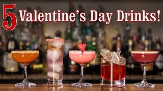 5 Tasty VALENTINE'S DAY Cocktail Recipes!