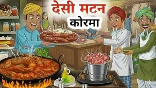 देशी मटन कोरमा । Deshi mutton korma । hindi story।hindi kahaniyan । hindi story cartoon । Kahani 